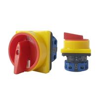 690V 20A Padlock Rotary Cam Switch OFF-ON 2 Position 1 Pole YMW26 LW26GS-20/1 1Pcs