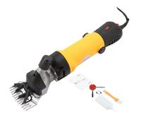 690W Electric Sheep Shears, Sheep Animal Shave Grooming, 13 Tooth High Carbon Steel Blade, 6 Speed Adjustable, for Goats, Alpacas and Livestock,Yellow