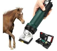 690W Heavy Duty Horse Clippers 6-Speed Professional Electric Grooming Kit for Horses Goats Cattle Livestock Thick Coats with Complete Accessories