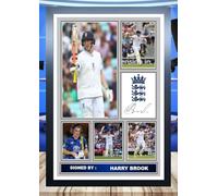 (691) Harry Brook England Signed Framed Autograph Signature A4 (21 X 297 CM) Art Work Wall Art Display Great Gift Idea (REPRINT) #####