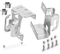69284 GS4 Genesis 2 Warming Rack Brackets for Weber Grill Parts Replacement GS4 Genesis II/II LX 300/400 SER E310 S310 E315 E410 S435 E210 E610 Accessories for Weber Grill Rack Brackets Set 66046,2PCS