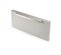 696mm Brushed Nickel Trim Profile Handle for Top of Kitchen Cabinet Door | Screw Fix | Various Lengths