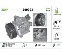 699393 COMPRESSOR, AIR CONDITIONING VALEO