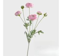 69cm Artificial Flower 6 Head Plush Small Lotus Home Decoration Wedding Silk Flower Ocean Peony Bouquet(Light pink purple)