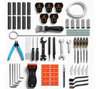 69PCS 3D Printer Tool Kit for Bambu Lab A1, A1 Combo, Cleaning and Maintenance Accessories with Nozzle Wiper, Silicone Socks, PTFE Tube, Scrapers, Files, Wrenches and Repair Tools