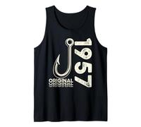 69th Birthday Fishing Gift Men Original 1957 Limited Edition Tank Top
