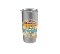 69th Birthday Gift Men Original August 1957 69 Years Stainless Steel Insulated Tumbler