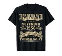 69th Birthday Gifts for Men Mythology of November 1956 T-Shirt