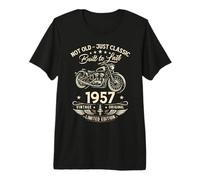 69th Birthday man Gift Motorcycle Motorcyclist Biker 1957 Premium T-Shirt