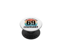 69th Birthday Vintage Legendary Bday Limited Edition PopSockets Adhesive PopGrip