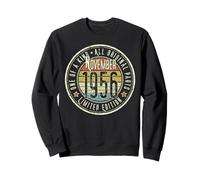69th Birthday Vintage November 1956 Retro Limited Edition Sweatshirt