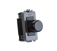 KnightsBridge 6A 1G 2-way Dummy Dimmer Module - Matt Black