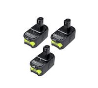 6Ah Compatible for RYOBI P108 18V One+ Plus Battery 18 Volt Lithium-Ion Power Tools P104 P107 RB18L50 RB18L20 P108(3 Battery)
