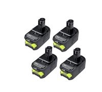 6Ah Compatible for RYOBI P108 18V One+ Plus Battery 18 Volt Lithium-Ion Power Tools P104 P107 RB18L50 RB18L20 P108(4 Battery)