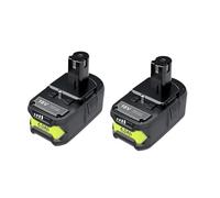 6Ah Compatible for RYOBI P108 18V One+ Plus Battery 18 Volt Lithium-Ion Power Tools P104 P107 RB18L50 RB18L20 P108(2 Battery)