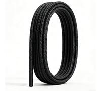 6AN Braided Hose - 500 PSI Push Lock Hose 2000 PSI High Pressure for Fuel Brake Turbo Systems High Temp & Oil Resistant 10FT