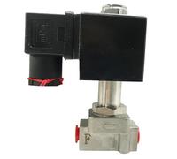 6bar 2 Way Liquid Nitrogen Cryogen -196℃~80℃ Solenoid Valve 1/4 3/8 Orifice 3mm SS304 DN3 Stainless Steel Valve DC12V(G_DC12V)
