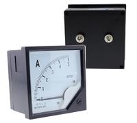 6C2 5A 10A 30A 100A 300A/75mV DC Current Analog Ammeter Gauge Pointer Panel Meter 80 * 80mm Use With Shunt 1Pcs(1000A 75mV)