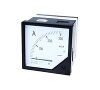 6C2 5A 10A 30A 50A 100A 300A/75mV DC Current Ammeter Gauge Pointer Panel Meter 80 * 80mm Amp 1Pcs(150A 75mV)