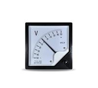 6c2 Positive And Negative Voltmeter 30v Bidirectional Pointer Dc50v±1000v Dc Meter Head 75 * 75mm 75V 1Pcs(-75V to 75V)