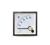 6C2B DC Voltmeter Dc5v 10v 15v 30v 450v 750v Pointer Instrument 76x76mm Cp80 1Pcs(DC 10V)