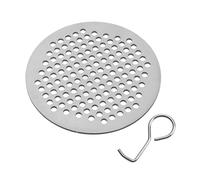 6cm / 2.36in Shower Drain Hair Catcher, Round Stainless Steel Hair Stopper for Bathroom Sink & Bathtub, Anti-Odor Bathroom Drainage Covers with Fine Mesh (6CM)