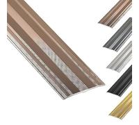 6cm Extra Wide Aluminum Carpet Cover Strip Door Bar Trim - 90cm/105cm/150cm Premium Doorway Threshold Transition for Floor Gaps(Champagne,125cm/49.2in)