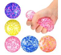 6cm Foam Bead Ball Squishy Squeeze Toy, Anxiety Squishy Squeeze Toy, Anxiety Relief Fidget Toy, Soft Stress Relief Sensory Toy, Cute Ball Shaped Squeeze Ball, Birthday Gifts, Party Favors, Desk