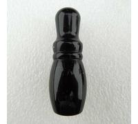 6cm Light Blind Cord Pull Skittle Acorn 505D, Black, Pack of 2