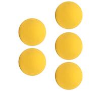 6cm Wall Balls Portable Eco-Friendly Rubber Stress Relief Balls for Swimming 5pcs (Yellow)