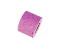 6cmx25 Yards Rainbow Glitter Tulle Roll, Star Moon Sequin Mesh Fabric, Sparkle Tulle Roll for DIY Crafts Bows Gift Wrapping, Purple