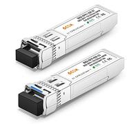 6COM a Pair of 10G SFP+ Bidi Transceiver, 10GBase-BIDI 1270nm/1330nm SMF, up to 40km, Compatible with Cisco SFP-10G-BX40D-I/SFP-10G-BX40U-I, Mellanox, Ubiquiti, D-Link, Supermicro, Netgear