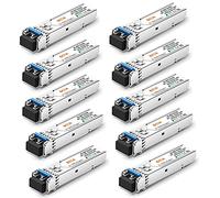 6COMGIGA 1.25G SFP Transceiver 1000BASE-LX Module, 1310nm SMF, up to 10 km, Compatible with Cisco GLC-LH-SMD, Ubiquiti, Netgear, D-Link, Supermicro, Mikrotik [10 Pack]