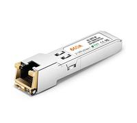 6COMGIGA SFP 1.25G 1000Base-T RJ45 Copper Gigabit Module 1000M Transceiver for Cisco GLC-T (CAT5e Cable, up to 100m)