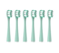6CS Toothbrushes Head for Usmile Y1S/Y4/U1/U2/U3/P1/P4 Soft Sonic Electric Toothbrush Clean Nozzles(6CircylarGreen)