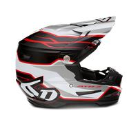 §6D ATR-2 Phase MX Helmet White-Red§