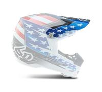 6D ATR-2Y Youth Helmet Peak Super Red/White/Blue Red,White,Blue