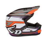 6D ATR-3 Hyper MX Helmet Glossy Neon Orange/PurpleXL Glossy Neon Orange,Purple