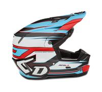 6D ATR-3 Hyper MX Helmet Glossy Red/CyanL Glossy Red,Cyan