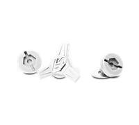 6D ATR-3 MX Helmet Screw Set White White