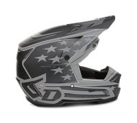 6D ATR-3 Patriot MX Helmet Matt BlackL Matt Black