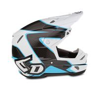 6D ATR-3 Wave MX Helmet Glossy Cyan/WhiteXS Glossy Cyan,White