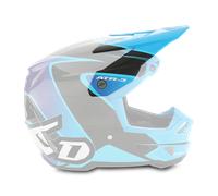 6D ATR-3Y Wave Youth MX Helmet Peak Glossy Cyan/Blue/PurpleOne Size Glossy Cyan,Blue,Purple
