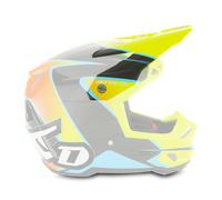 6D ATR-3Y Wave Youth MX Helmet Peak Glossy Cyan/Neon YellowOne Size Glossy Cyan,Neon Yellow