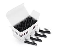 6D Hair Extension Buckles, 40 Pcs C-Shaped Clips Generation Machines, No Trace Refill/Replacement Clips for 6D Weft Extension Tool Professional Stylist Accessories