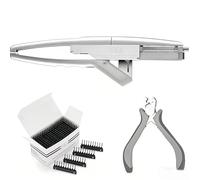 6D Hair Extensions Machine Kit, 10-Pin Quick-Operated Hair Extensions Machine, Invisible Seamless For Salon Human Hair Machine