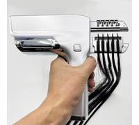 6D Hair Extensions Machine Kit with Rechargeable 5-Pin Connector | No-Trace Human Hair Extension Tool for Dyable & Bleachable Wig Bundles