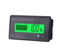 -6D LCD Display Voltmeter for Battery Level Testing - Compatible with -Acid & Lithium (6-63V), Power Supply with Set Function