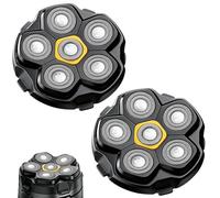 6D Magnetic Replacement Razor Heads Compatible with DOAO, JoyKoi, Solimpia, and Singphere AEXIRI (6D-2PACK)