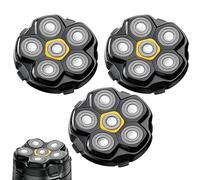 6D Magnetic Replacement Razor Heads Compatible with DOAO, JoyKoi, Solimpia, and Singphere AEXIRI (6D-3PACK)